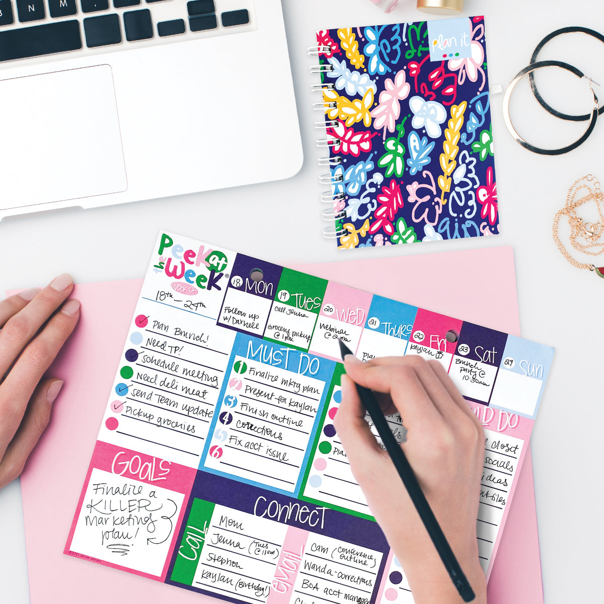 Peek at the Week® Weekly Planner Pad